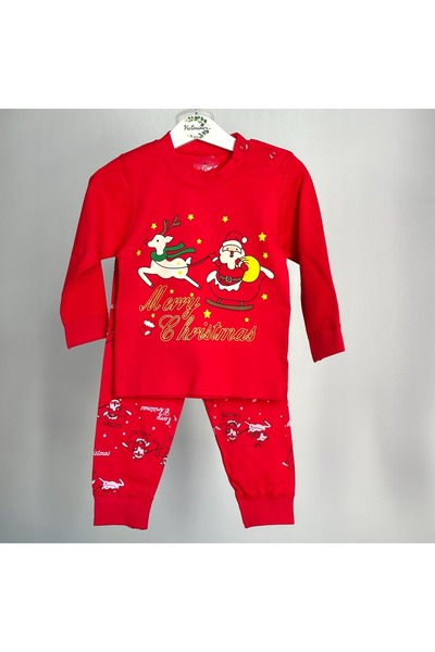 Victorino Pijama Craciun – Mos Craciun si Rudolph