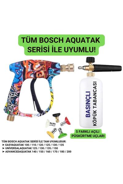 coofbe Bosch Aquatak Serisi ile Uyumlu 5 Nozzle Set Bosch Basınçlı Araç Yıkama Tabancası Seti Basınç