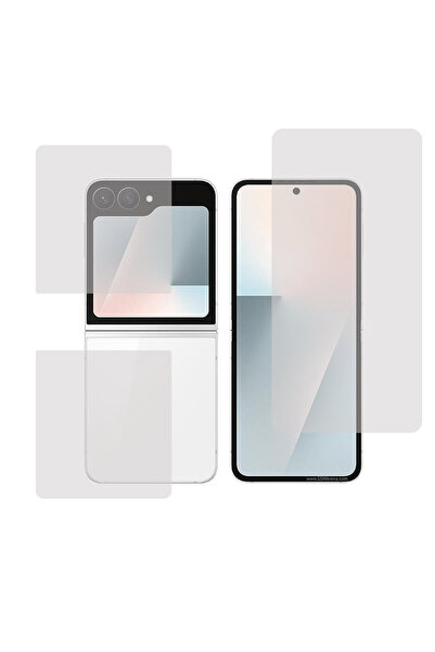 Microcase Samsung Galaxy Z Flip 7 FE Esnek Ön Arka Koruma Filmi - AL3426