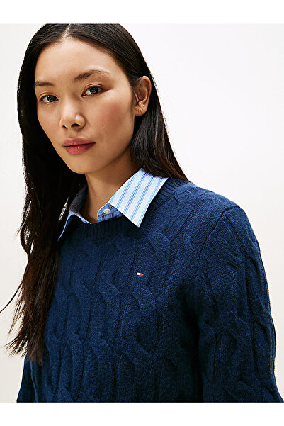 Tommy Hilfiger Cable Knit Soft Wool Sweater