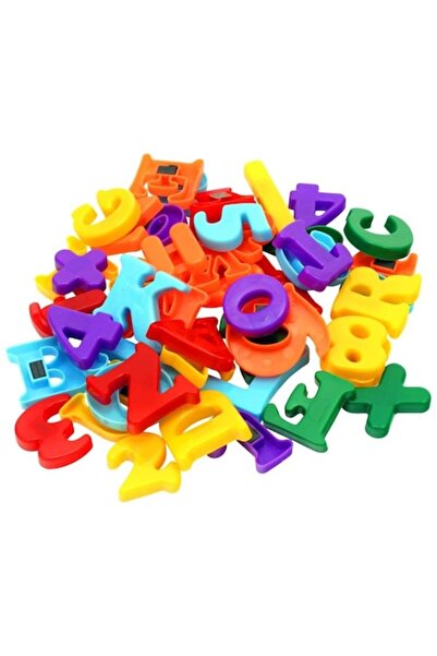 indiggo Educational Magnetic Set 54 Pieces with Letters, Numbers and Mathematical Signs, Children 3+