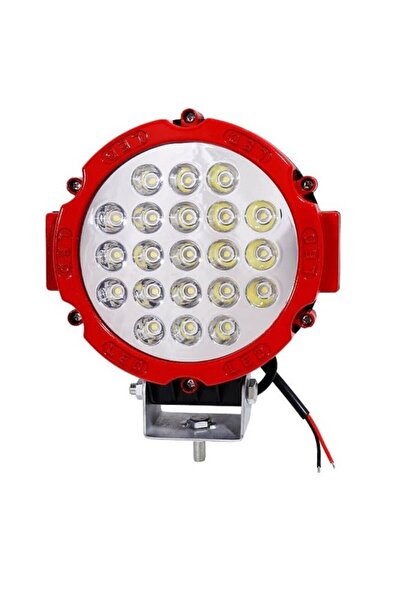 OEM Proiector LED Auto Offroad 63W/12V-24V, 4410 LM, Rosu, Fascicul Spot 30 Grad