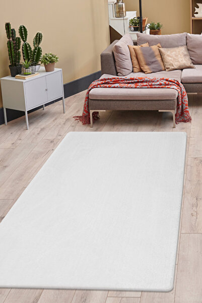 Dijidekor ΛΟΥΤΡΙΝΟ ΧΑλί ΛΕΥΚΟ ΧΡΩΜΑ Πλένεται Αντιολισθητικό Χαλί Πεζοδρόμο 80x150