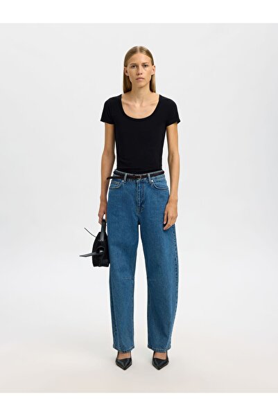 SELECTED T-Shirt U-Ausschnitt