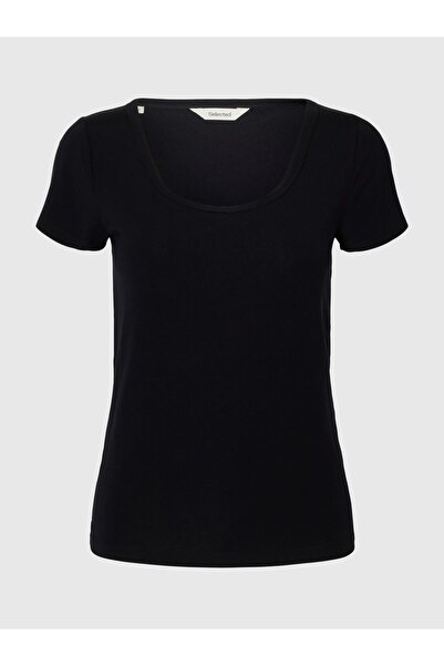 SELECTED T-Shirt U-Ausschnitt