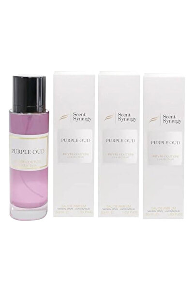 Scent Synergy عبوة من 3 عطور عود بنفسجي أو دو برفيوم، تركيز عالي، يدوم طويلًا...