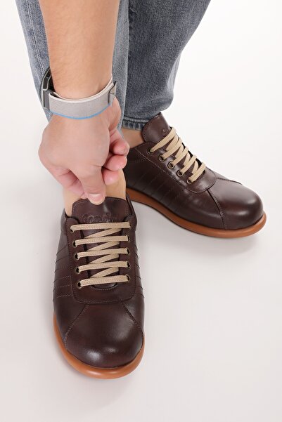 Gondol Genuine Leather Inside and Out Daily Comfortable Casual Shoes Pelotaz Brown