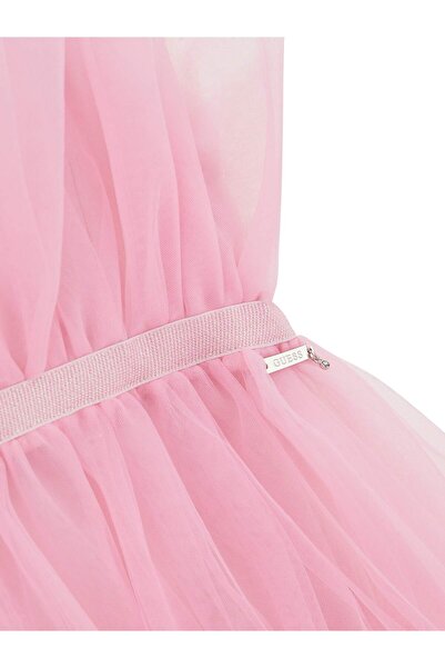 Guess Mesh Kız Çocuk Elbise