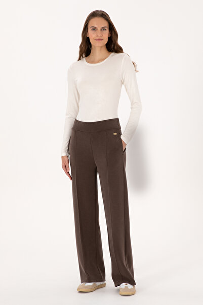 U.S. Polo Assn. Women's Dark Brown Sweatpants 50307761-Vr084