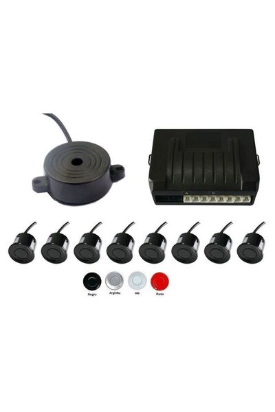 OEM Front and rear parking sensors with 8 sensors and audible warning S200-8
