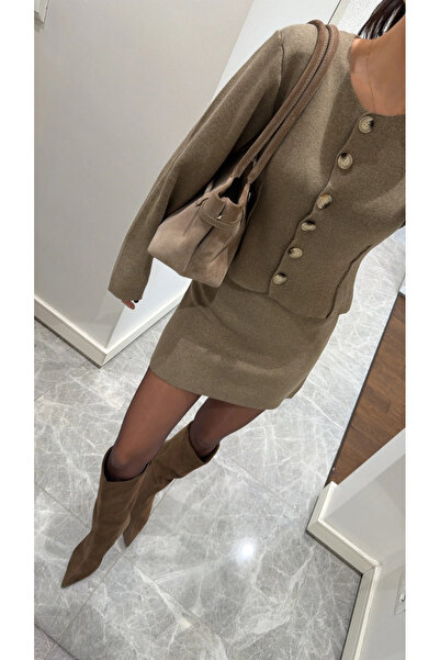 My Blog Mink Knitwear Skirt Set - 0611