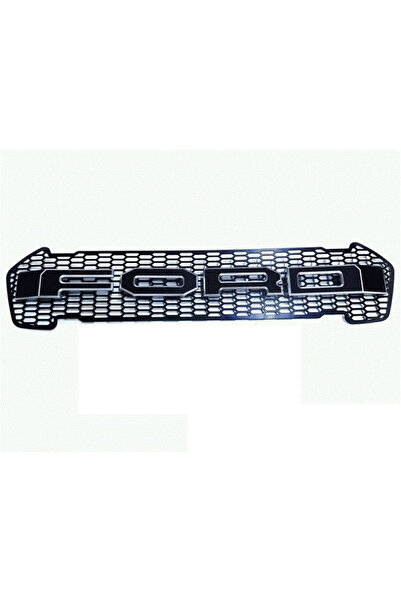 OEM Grila radiator negru mat cu contur alb, leduri portocalii, Ford Ranger T8...