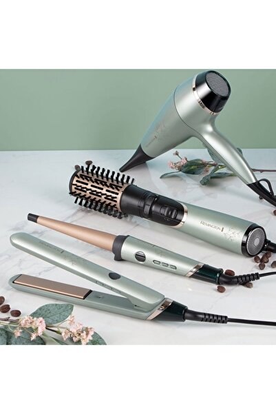 Remington Περιστρεφόμενη βούρτσα Botanicals AS5860, 800W, 2 ταχύτητες, 2 ρυθμίσεις θερμοκρασίας, πράσινη