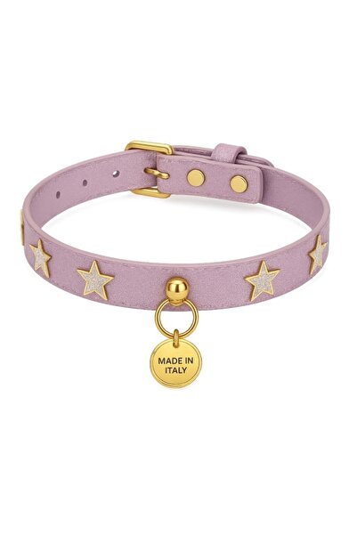 Charlotte's Dress Doar pentru zgarda cu stea - Lila Lame - 25 cm