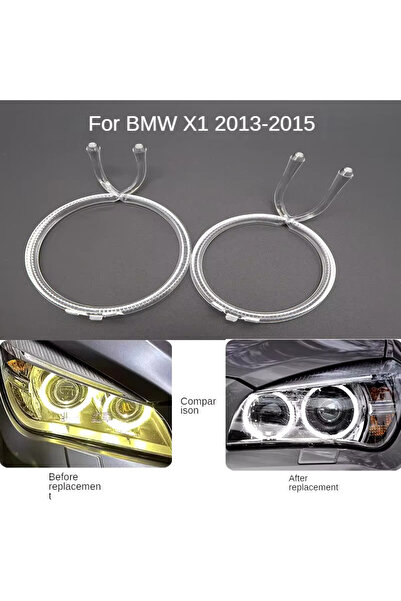 OEM Set Fibra reparatie Angel Eyes DRL far dreapta BMW X1 E84 facelift 2012-2...