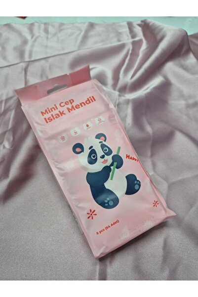 Melkady Aksesuar MelKady 1001 - Mini Taşınabilir Islak Mendil , 1 paket 8 yapraklı, 8 paketli set