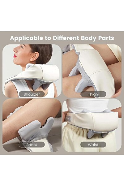 HavenPlus Neck Massager for Pain Relief – Cordless Electric Massage with Heat for Neck