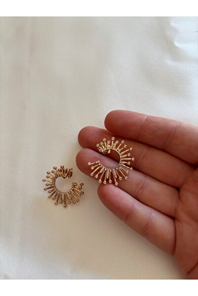 Ege Atelier Xuping Çelik taşlı küpe