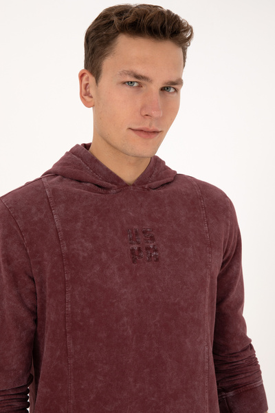 U.S. Polo Assn. Men's Burgundy Sweatshirt 50315493-Vr177