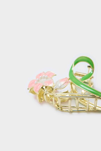 DeFacto Women's Flower Detailed Latch Buckle F8256Axns