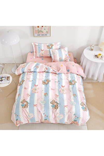 OEM Bed linen, 1 person, finet, 140x200cm, with elastic, 4 pieces, LP421