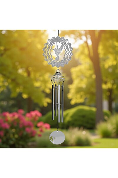 e-life shop Feng Shui Sinek Kuşu Temalı Rüzgar Çanı Dış Mekan Bahçe Balkon Sü...