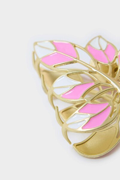 DeFacto Women's Leaf Detailed Latch Buckle F8266Axns