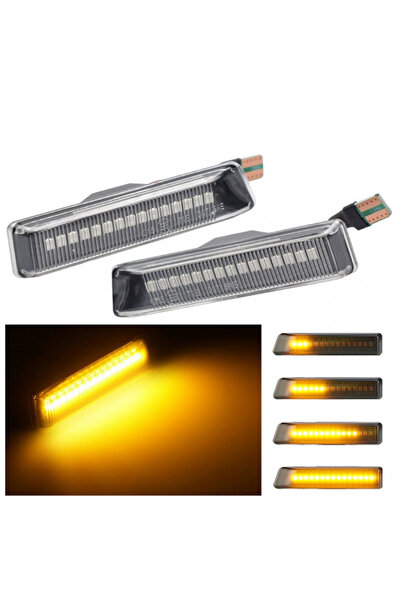 OEM Set 2 Semnalizari Aripa LED Dinamice pentru BMW E36 Facelift, X5 E53 - D0454