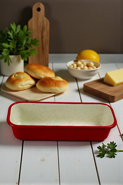 İnci Emaye 30/13 Enamel Baton Cake Bread Mold 1,7Lt Oven, Baking, Pastry, Dowry,