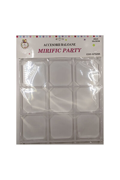 Mirific Party White balloon stand, 30x30 cm