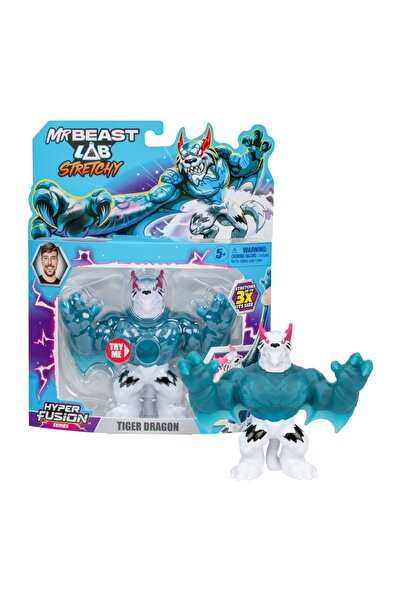 Moose Toys Mrbeast Lab S3 W1 Stretchy Hero Tiger Dragon