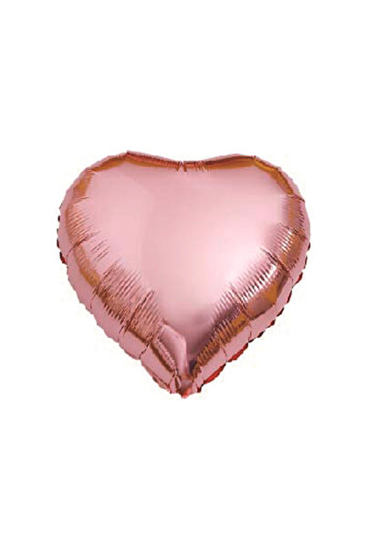 Mirific Party Set of 5 party balloons, metallic pink foil, 25 cm, heart
