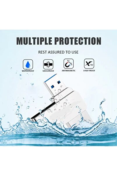 Generic USB Flash Drive 64TB – Ultra High-Capacity Metal Pen Drive with Keychain, High-Speed Data Storage