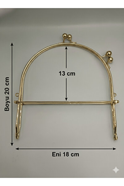 Zeyora Metal Çanta Sapı ve Bursu Öpücük Klipsli, Çanta Aksesuarı