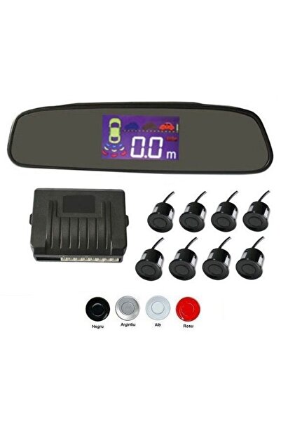 OEM Front and rear parking sensors with 8 sensors and mirror display S502-8