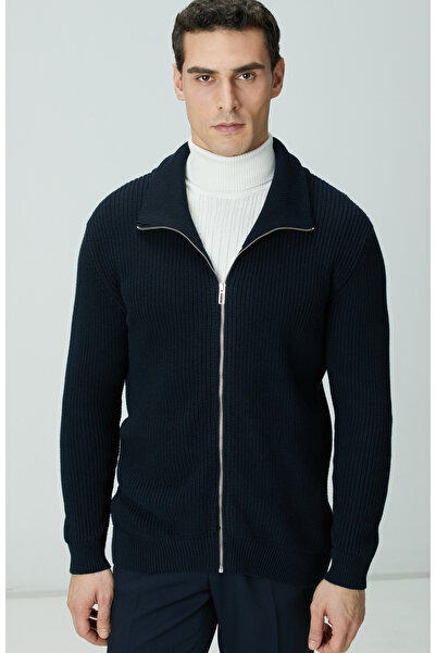 Network Lacivert Hırka