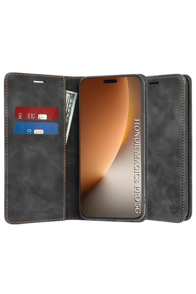 Techsuit Husă Confy pentru Honor Magic 8 Pro, Neagră