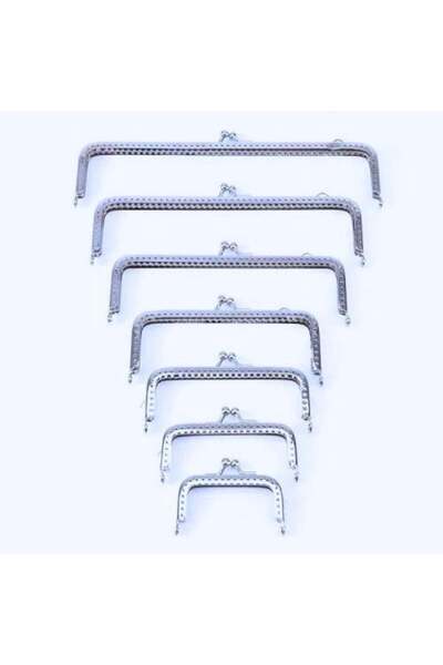 Gerenic يد اطار معدن للشنطه(فضى)بجميع مقاساتها