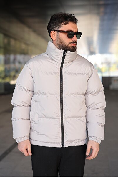 RHONES Men's Stick Collar Winter Flock Coat