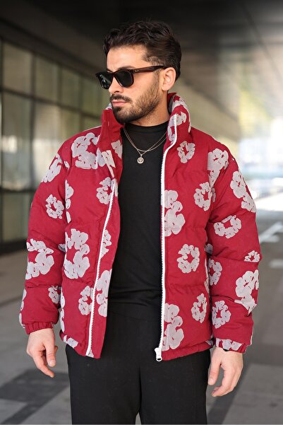 RHONES Men's Stick Collar Winter Flock Coat