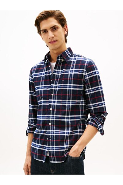 Tommy Hilfiger BRUSHED OXFORD CHECK RF SHIRT