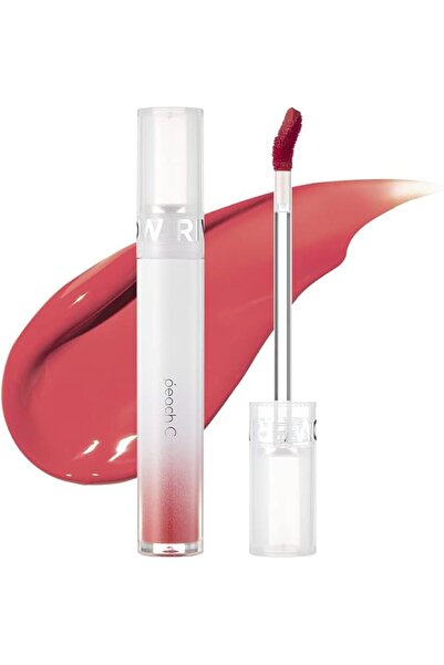 Peach C لون شفاه كوري ريفر جلو 03 (ليتس جريب) - لون جل مائي فاخر يدوم طويلاً،...