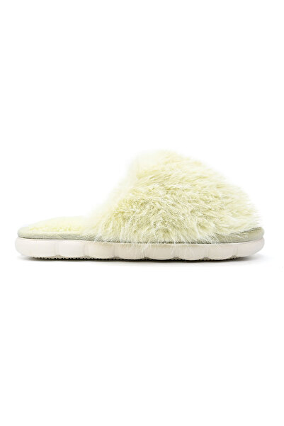 Tmall Women's fluffy slippers, PD1002, Green