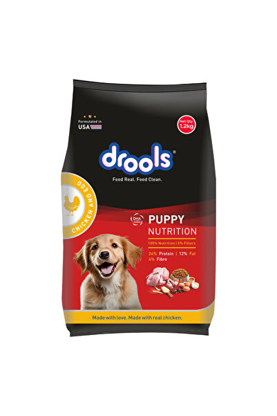 Drools طعام جاف للجراء بنكهة الدجاج والبيض 1.2 كجم