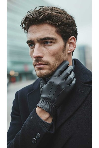 LAGRANZE Blackstone Erkek Hakiki Deri Eldiven