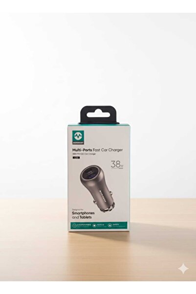 MORBEST MULTI PORTS FAST CAR CHARGER 38W