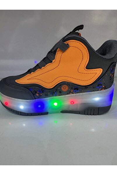YVZ Children's Roller Skates Lighted Wheeled Sports Shoes & Roller Skates Casual Shoes Unisex 4 Wheels