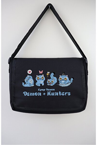 Fuddy Moda Unisex Kpop Demon Hunters Derpy Written Messenger Bag
