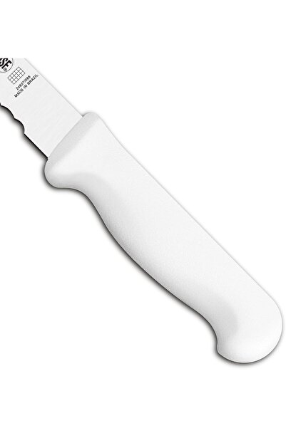 TRAMONTINA 20 cm (8") Serrated Stainless Steel Meat Knife with Green Polypropylene Handle