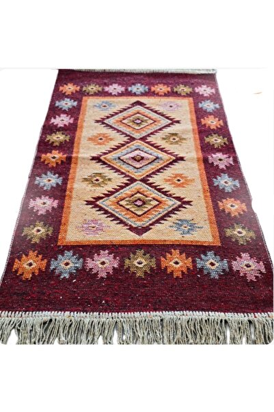 OMS Set of 2 traditional red rugs 60 x 90 cm